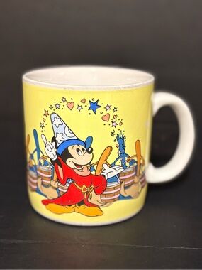 Vintage 1985 Disney Fantasia Sorcerer Mickey Applause Mug